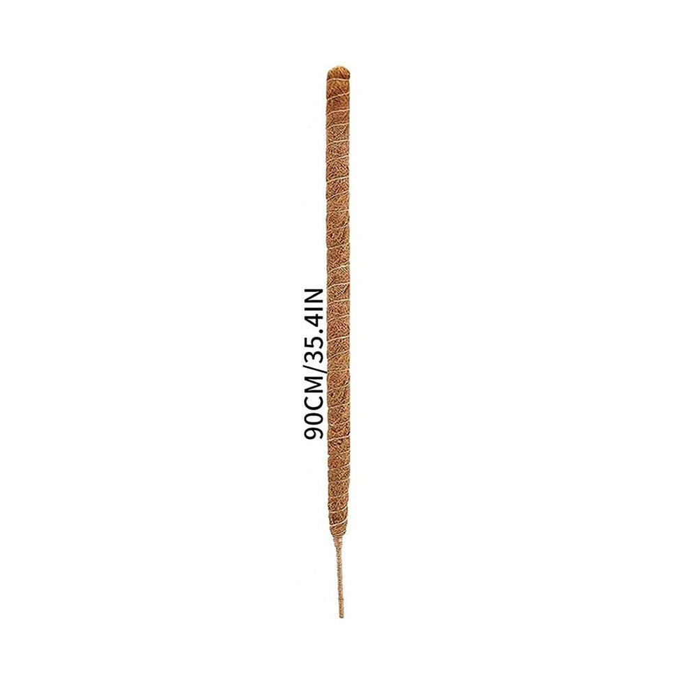 Bendable Coir Moss Pole for Climbing Houseplants, 30–100 cm