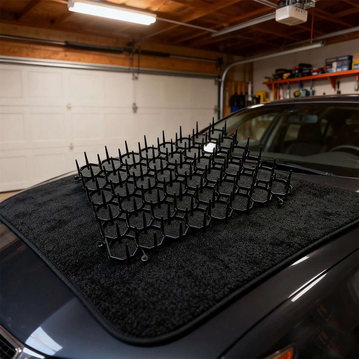 12 Pack Cat Deterrent Mat Scat Mat Spikes Plants Indoor Furniture Outdoor Garden Fence Pet Repellent Barrier Cats Repeller Dog