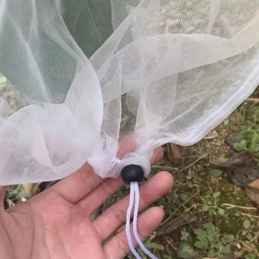 Drawstring Garden Netting Bags for Fruit, Vegetables and Small Trees