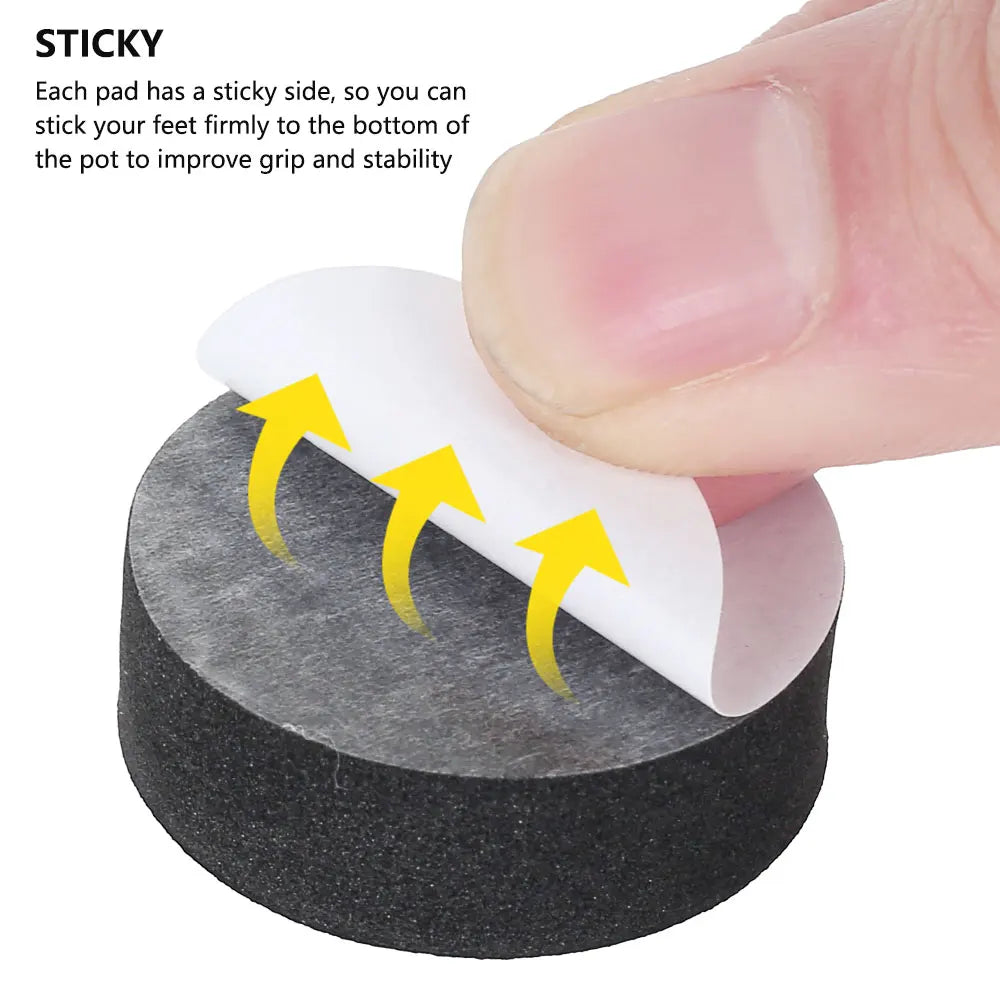 Self-Adhesive EVA Pot Feet, 40–160 Pack