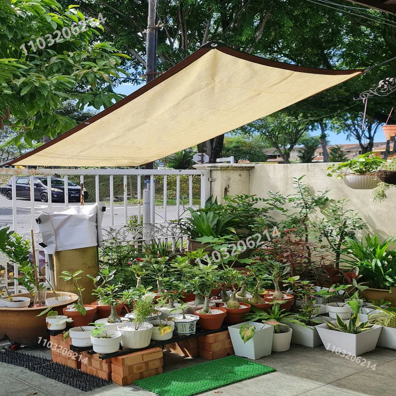 HDPE Garden Shade Net, 75–80% Shade, Multiple Sizes