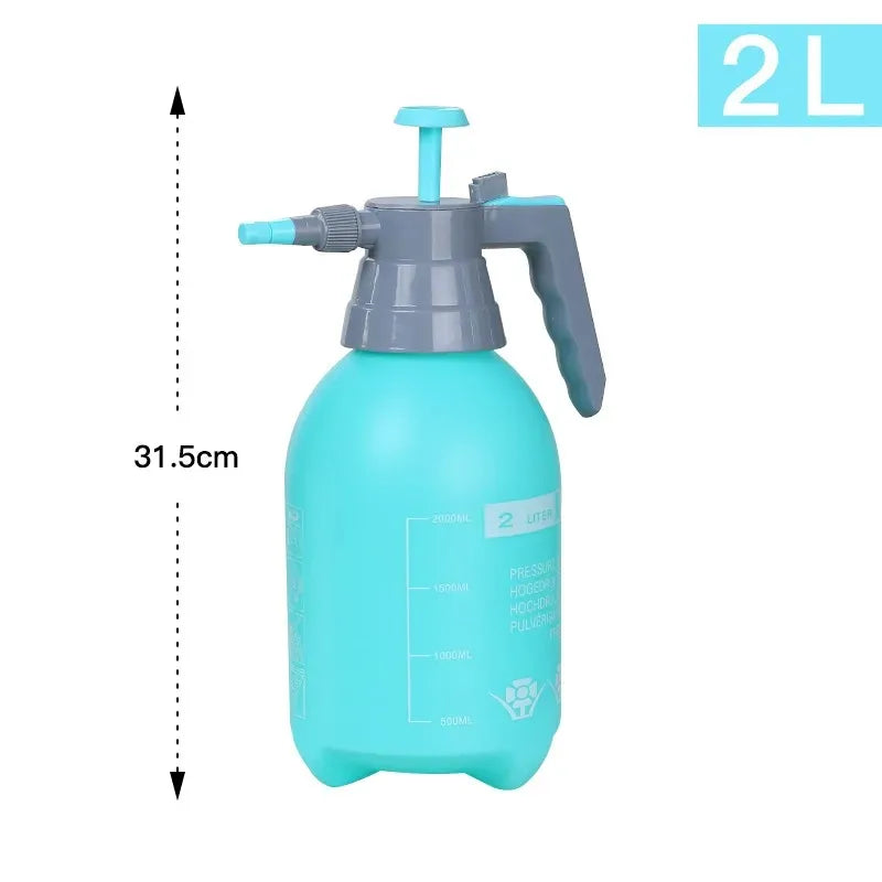 Hand Pump Pressure Sprayer with Adjustable Nozzle, 0.8–3 L