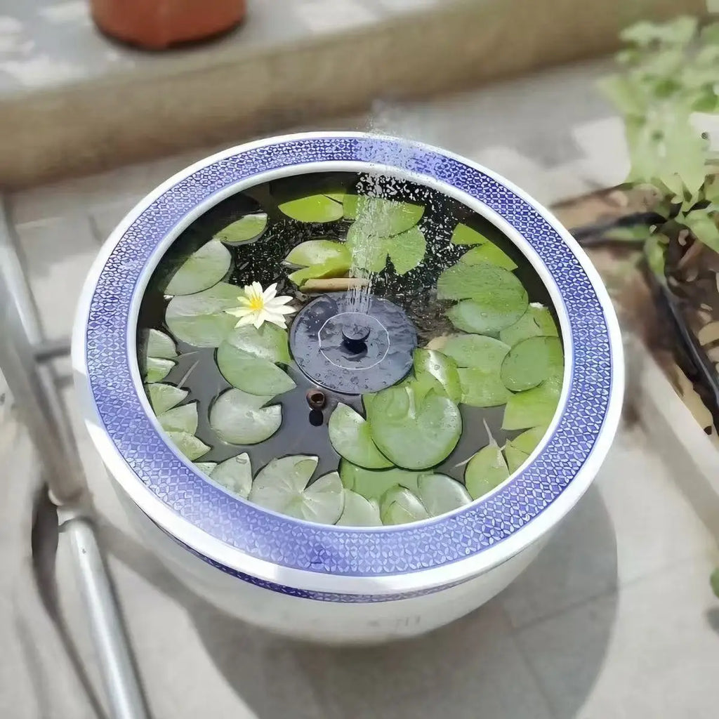 Mini Floating Solar Fountain for Bird Baths, 13 cm