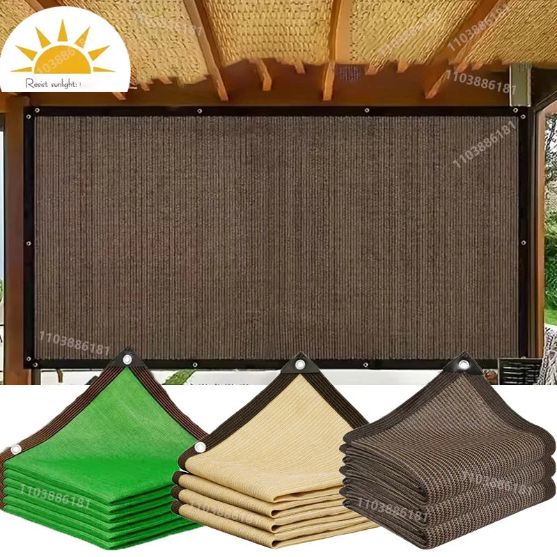 HDPE Garden Shade Net, 75–80% Shade, Multiple Sizes