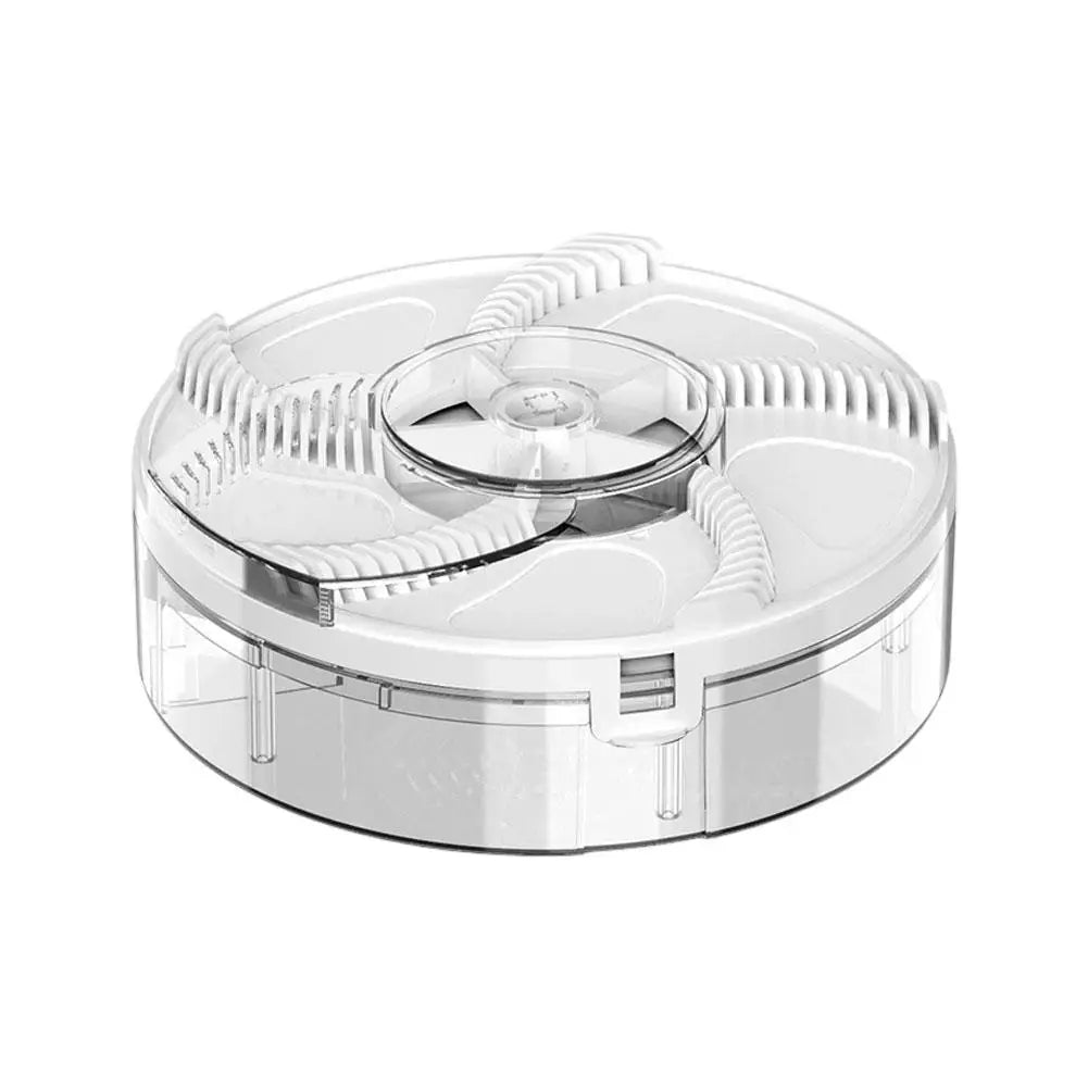 Automatic Rotating Fly Trap Electric Indoor Pest Catcher Transparent Removable Bait Box Device for Gnat Control Home Patios Tool