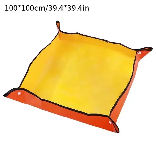 Waterproof Repotting Mat with Corner Locks, 50–100 cm