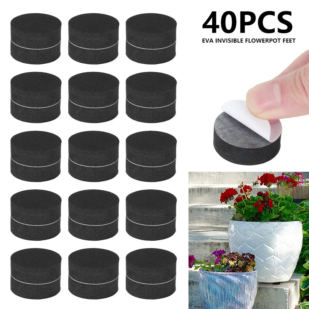 Self-Adhesive EVA Pot Feet, 40–160 Pack