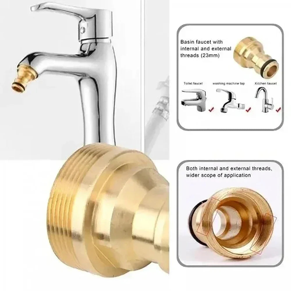 1/2/5PCS Universal Tap Kitchen Adapters Hose Adaptor Basin Garden Watering Fittings Pipe Joiner Tool Home Replacement Accessory