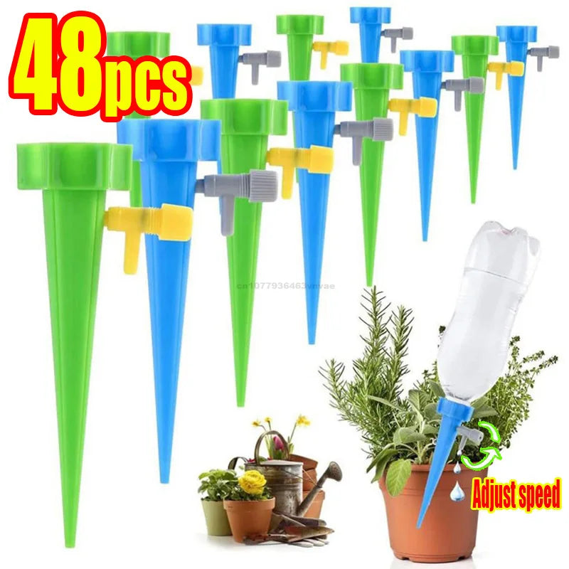 Automatic Drip Irrigation System Self Watering  Adjustable for Flower Plants Greenhouse Garden Auto Water Dripper Device