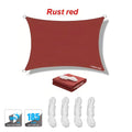 Waterproof Sun Shade Sail UV Block Canopy for Patio Garden Backyard Outdoor with D-Rings