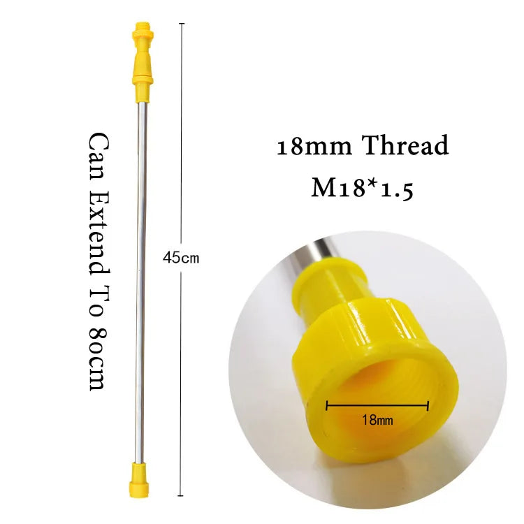 Retractable 0.45-0.8m Spraying Rod For Hand Pressure Sprayer Outdoor Garden Pesticide Spray Tree Watering Can Accessories
