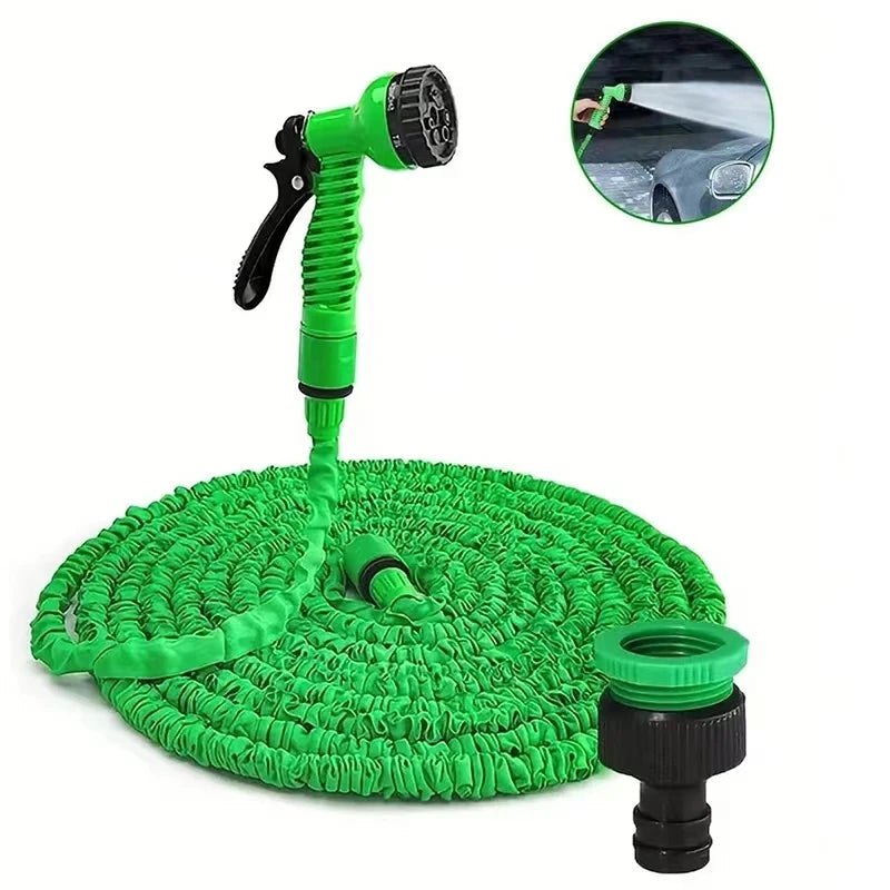 25FT-200FT Expandable Magic Hose Lightweight Design Durable Materials 7 Water Spraying Functions Gun Home Garden Watering Tools