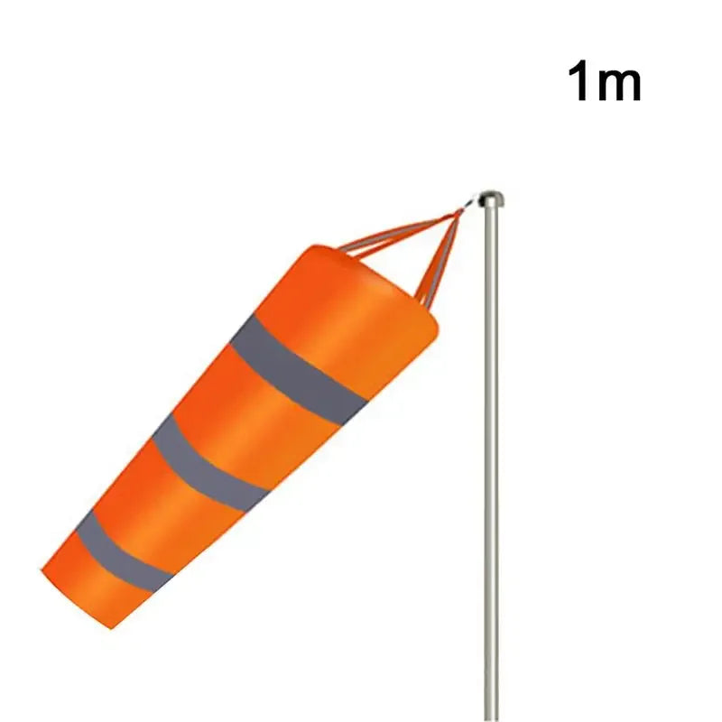 40/60/80/100 Reflective Windsock Outdoor Scratchproof Windproof Fluorescent Reflective Wind Sock Weathervane