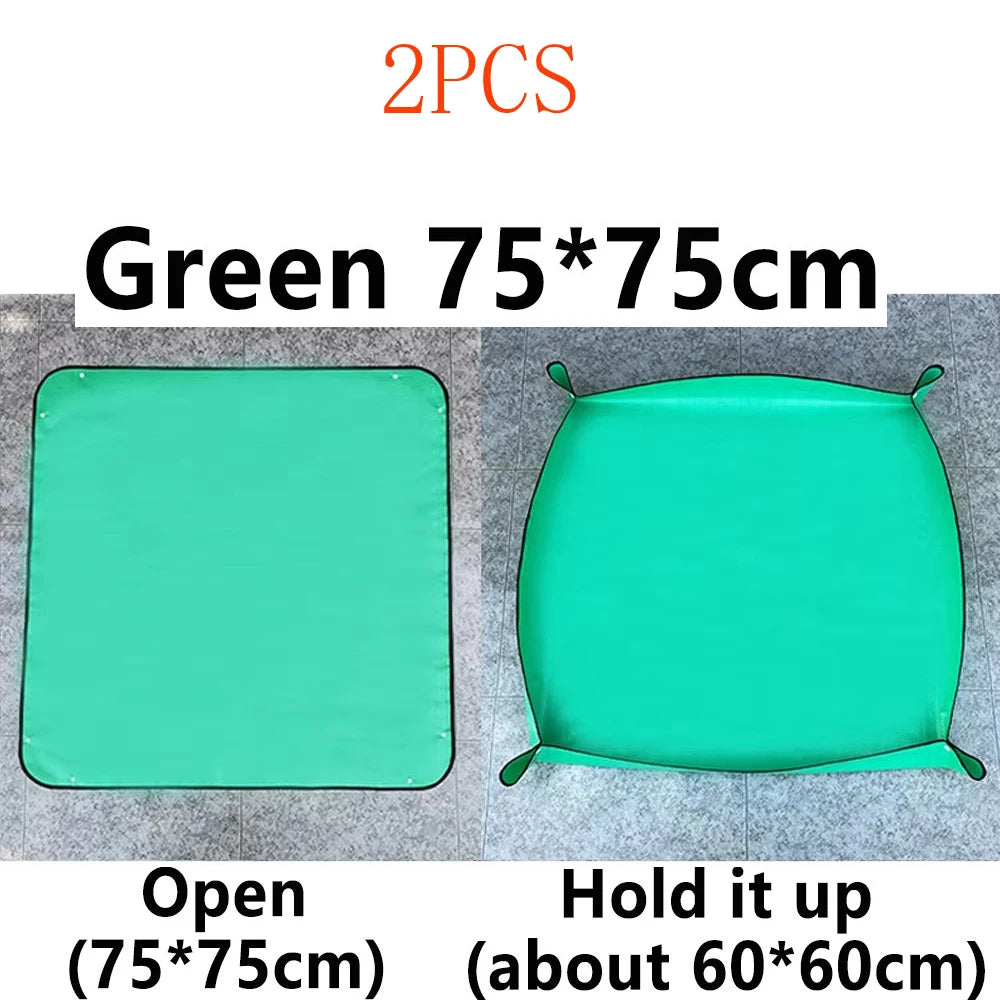 Foldable Waterproof Repotting Mat, 32–100 cm