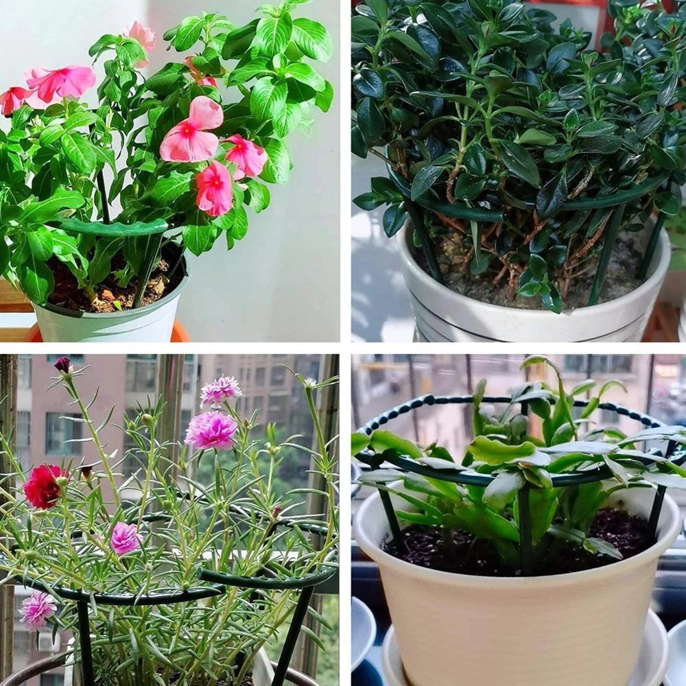 T-Shaped Plastic Plant Support Brackets, 16 or 27 cm