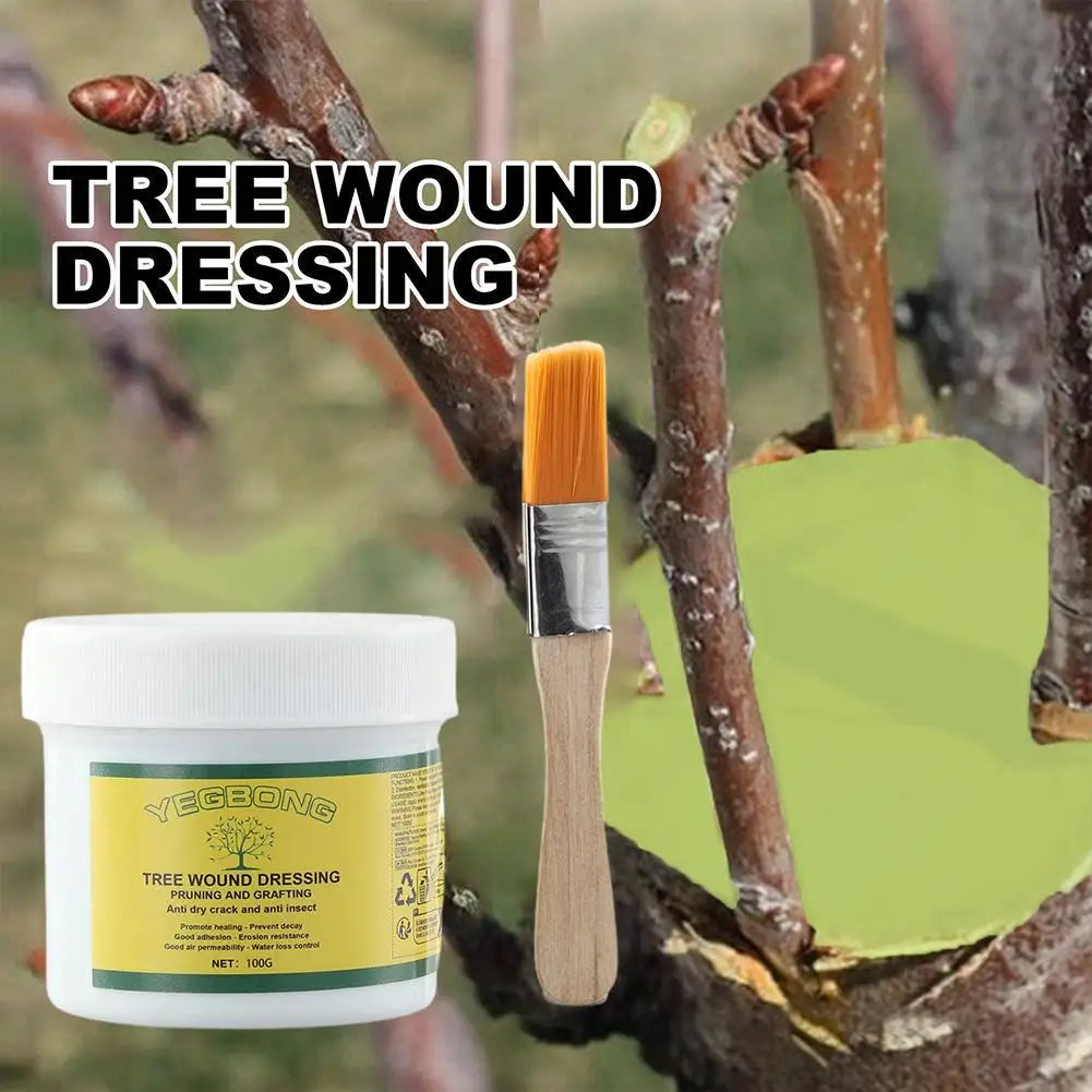 100g Tree Grafting Paste Tree Wound Paste Smear Agent Tree Pruning Sealer Plant Saw Cuts Coating Pruning Heal Wound Repair Tools