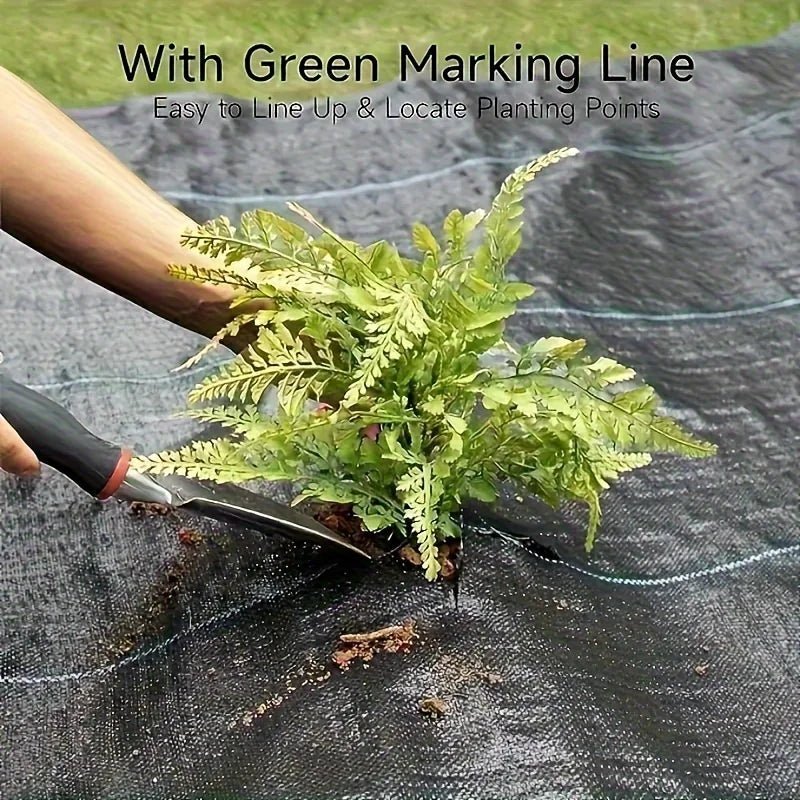 PVC Weed Barrier Ground Cover, 10 m Roll, 60–200 cm Wide