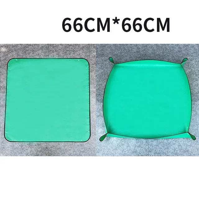 Waterproof Repotting Mat with Corner Locks, 50–100 cm