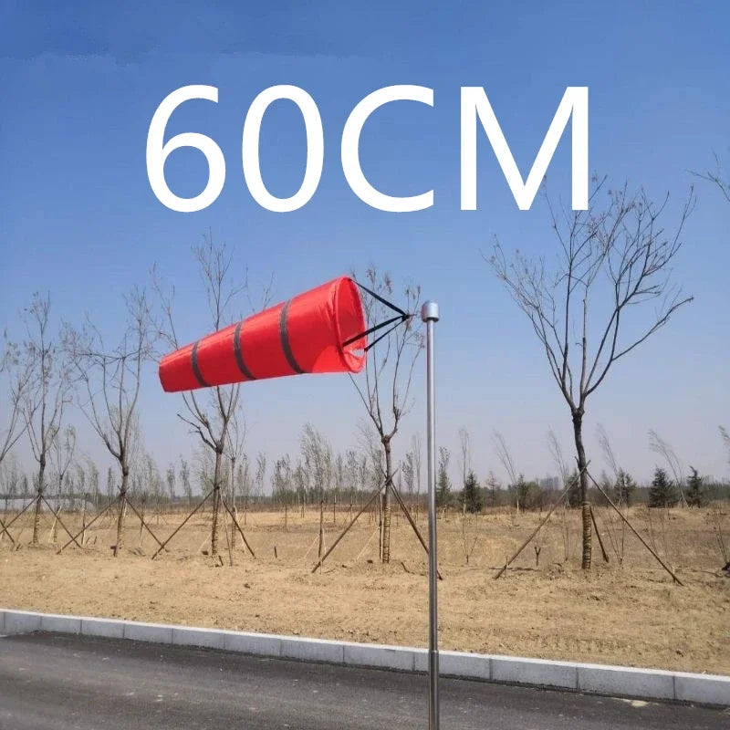 40/60/80/100 Reflective Windsock Outdoor Scratchproof Windproof Fluorescent Reflective Wind Sock Weathervane