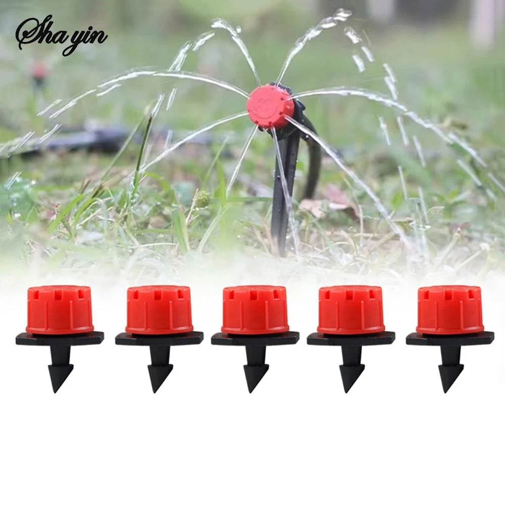 Adjustable 8-outlet drip emitters