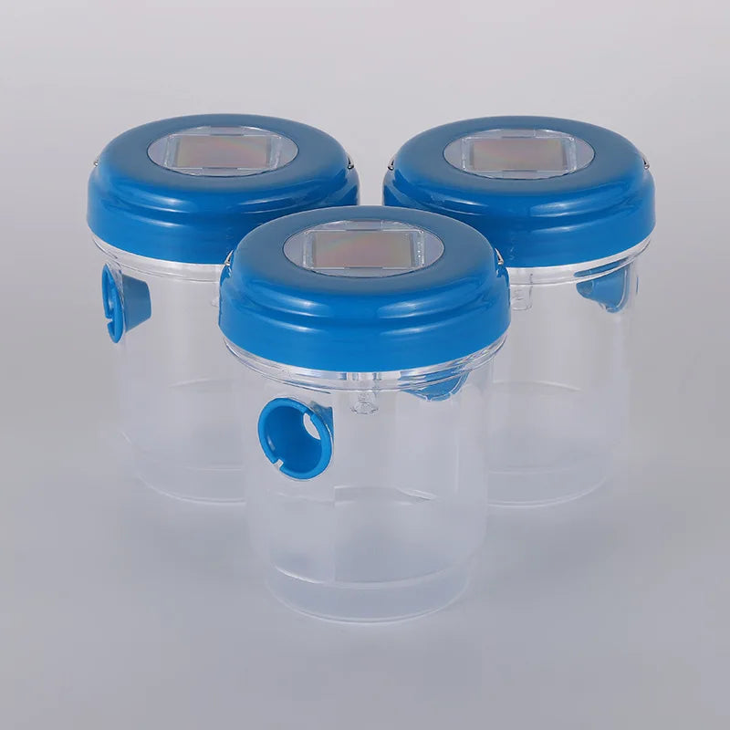 Clear Plastic Outdoor Insect Trap with Lid Fruit Fly Wasp Catcher Transparent Reusable Pest Control Tool for Home Garden Yard