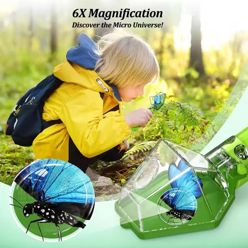 Multifunctional Portable Insect Catcher Safe Release Mechanism Push Type Handheld Insect Trap Comfortable Grip Garden Accessory