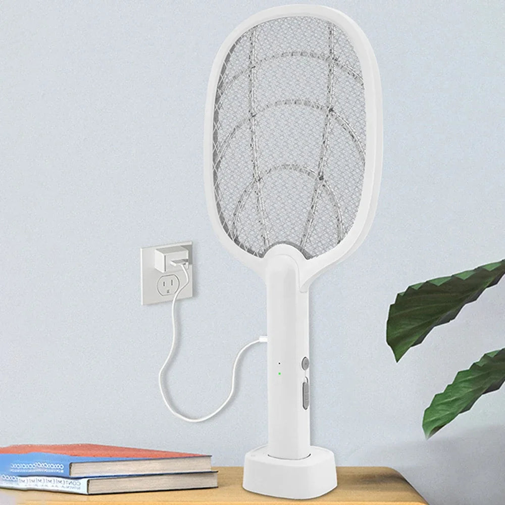 Mosquito Killer Lamp USB Rechargeable Electric Foldable Mosquito Killer Racket Fly Swatter Repellent Lamp Zapper Insects Racket