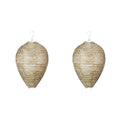 1-5Pcs Wasp Nest Decoy Hornets Deterrents Non-Toxic Fake Nest Bee Decoy Beehive Lanterns Hanging Patio Garden Repellent Trap