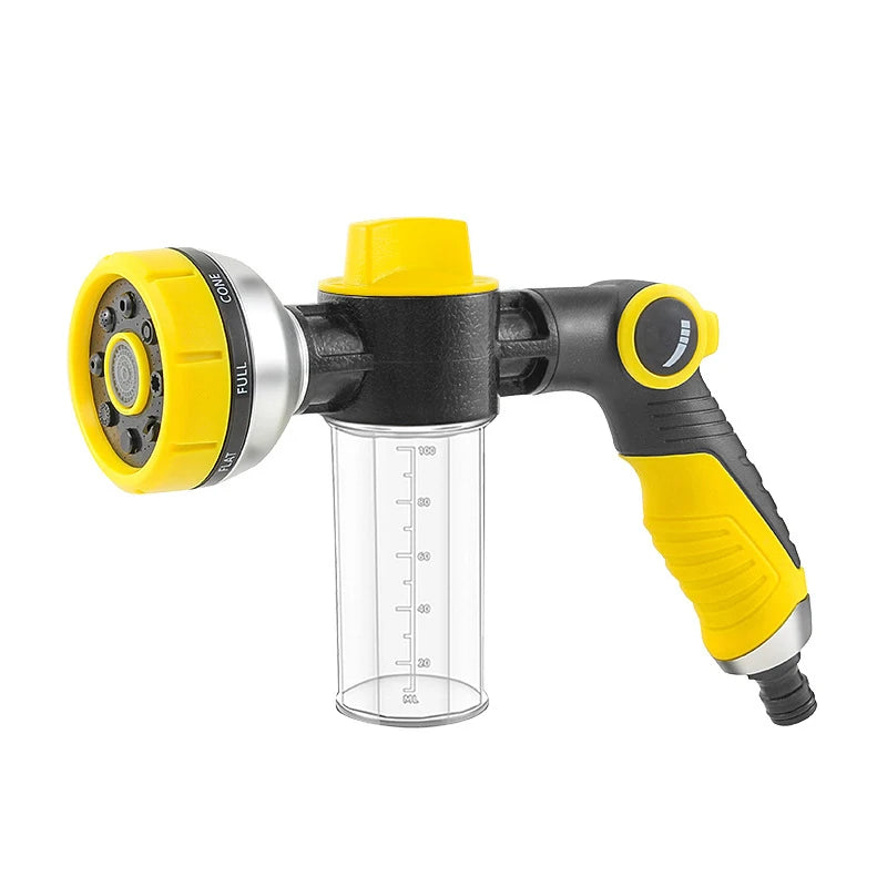 Garden Water Spray Gun High Pressure Water Gun Foam Water Bottle Spray Car Wash High Pressure Sprayer Watering Nozzle