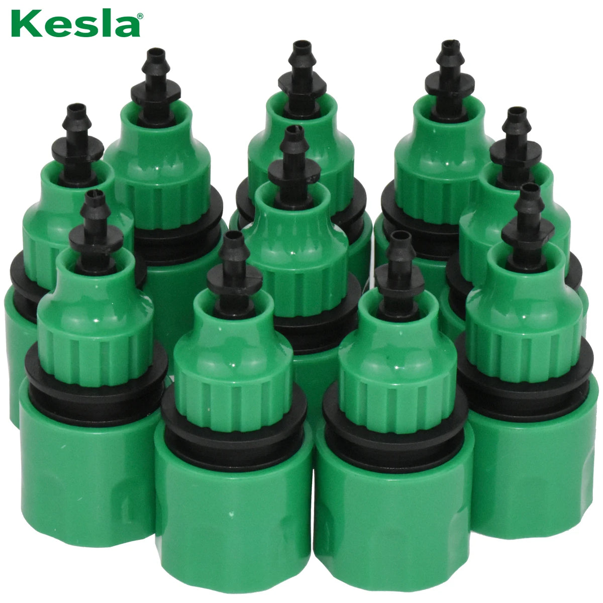5pcs 1/4'' Water Pipe Quick Connector 4/7mm Plastic Hose Pipe Connector for Garden Drip Irrigation System Watering Equipment
