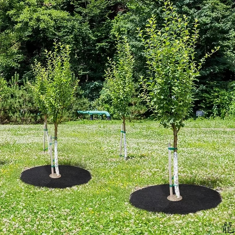 Non-Woven Tree Mulch Rings, 15–62 cm, 5 Pack