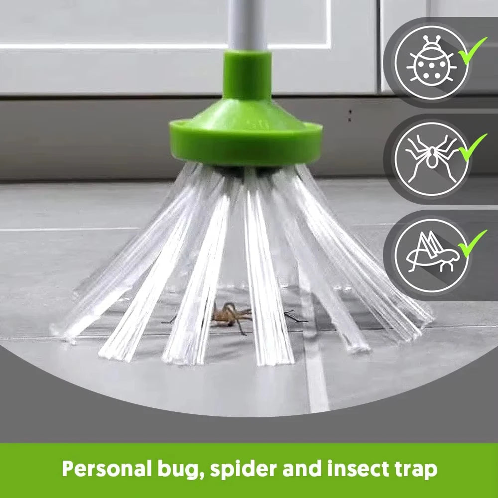 Foldable Spider Catcher Clip Household Tool Insect Catcher Foldable Catcher Aluminum Alloy Household Outdoor Garden