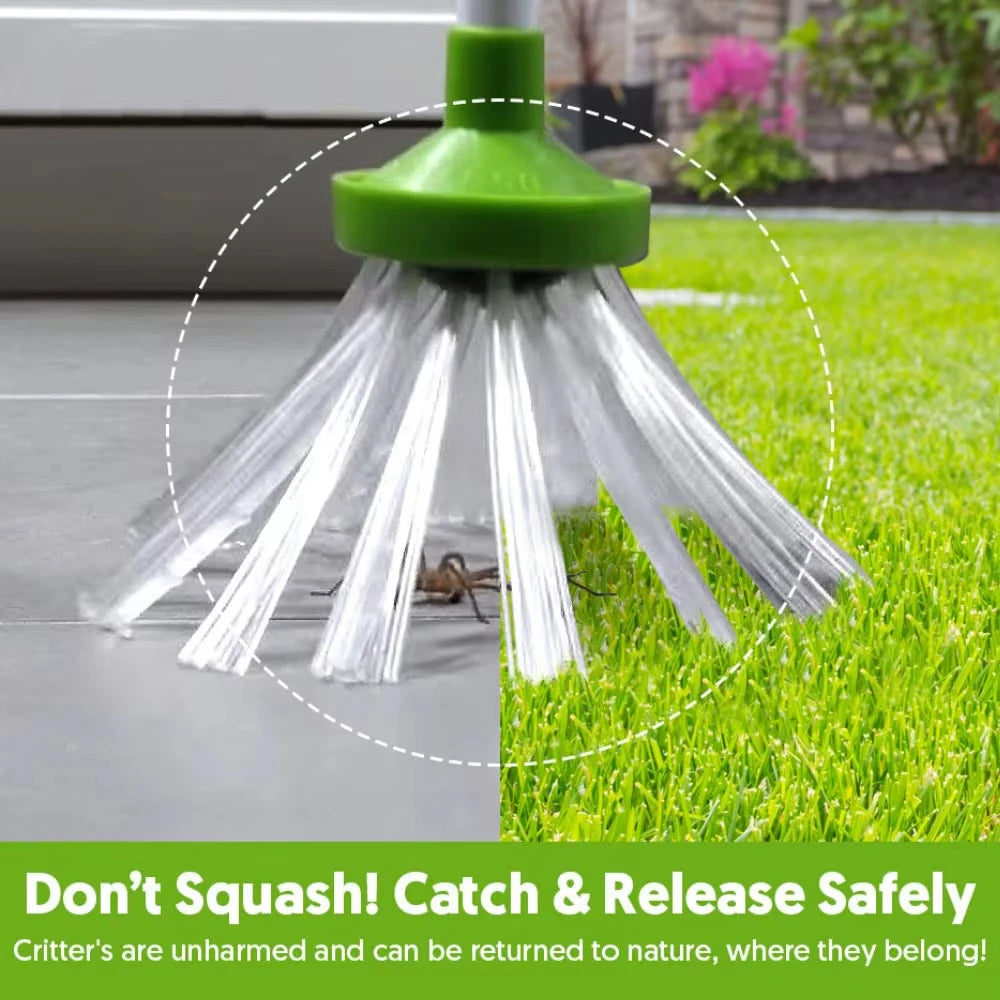 Foldable Spider Catcher Clip Household Tool Insect Catcher Foldable Catcher Aluminum Alloy Household Outdoor Garden