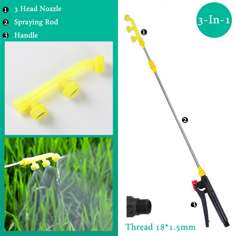 Retractable 0.45-0.8m Spraying Rod For Hand Pressure Sprayer Outdoor Garden Pesticide Spray Tree Watering Can Accessories