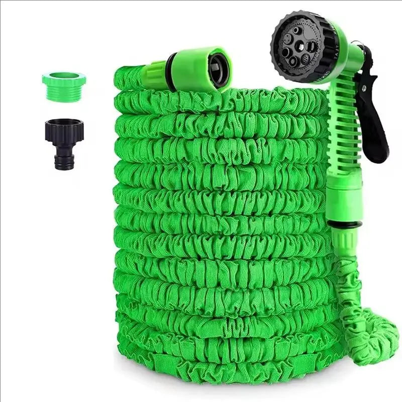 25FT-200FT Multi-functional Garden Hose, Retractable Hose, High Pressure Car Wash, Home Sprinkler, Traditional Garden Rinse