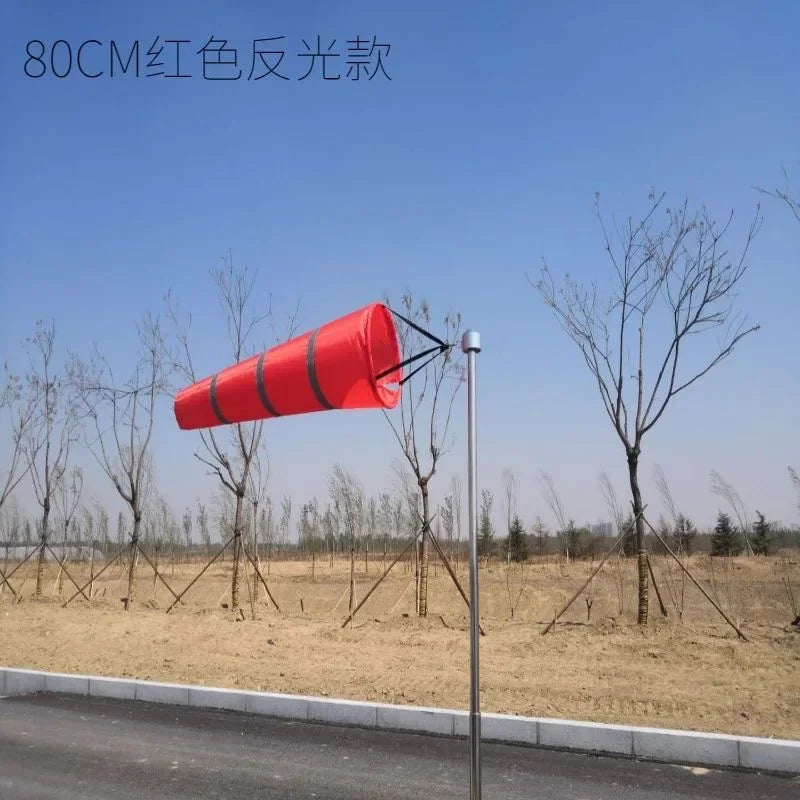 40/60/80/100 Reflective Windsock Outdoor Scratchproof Windproof Fluorescent Reflective Wind Sock Weathervane