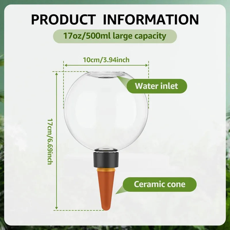 2/4One Pack500mlAutomatic Watering Ball | Plant Self-Irrigation Drip System