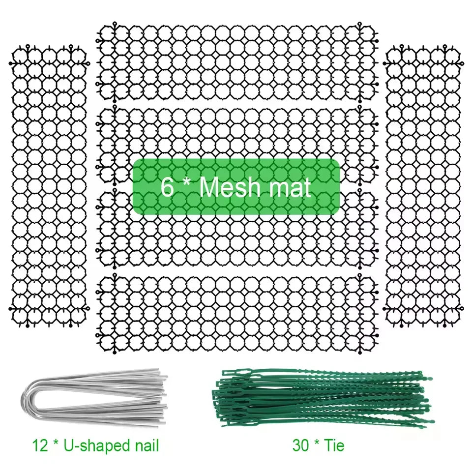 Garden Prickle Strips to Deter Digging, 49 × 14 cm, 6 or 10 Pack