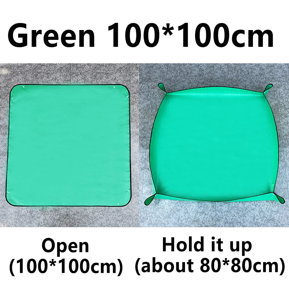 Foldable Waterproof Repotting Mat, 32–100 cm
