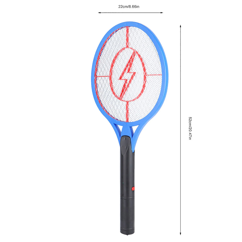 Mosquito Killer Triple  Battery Power Fly Swatter Pest  Electric Repeller Bug  Racket Wireless Long Handle Tool