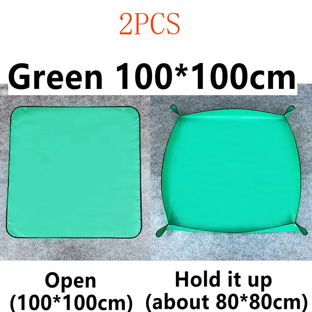 Foldable Waterproof Repotting Mat, 32–100 cm