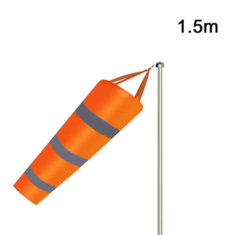 40/60/80/100 Reflective Windsock Outdoor Scratchproof Windproof Fluorescent Reflective Wind Sock Weathervane
