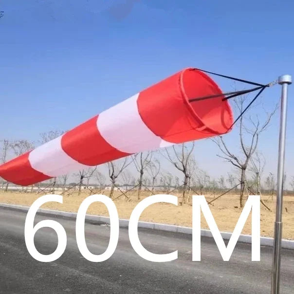 40/60/80/100 Reflective Windsock Outdoor Scratchproof Windproof Fluorescent Reflective Wind Sock Weathervane