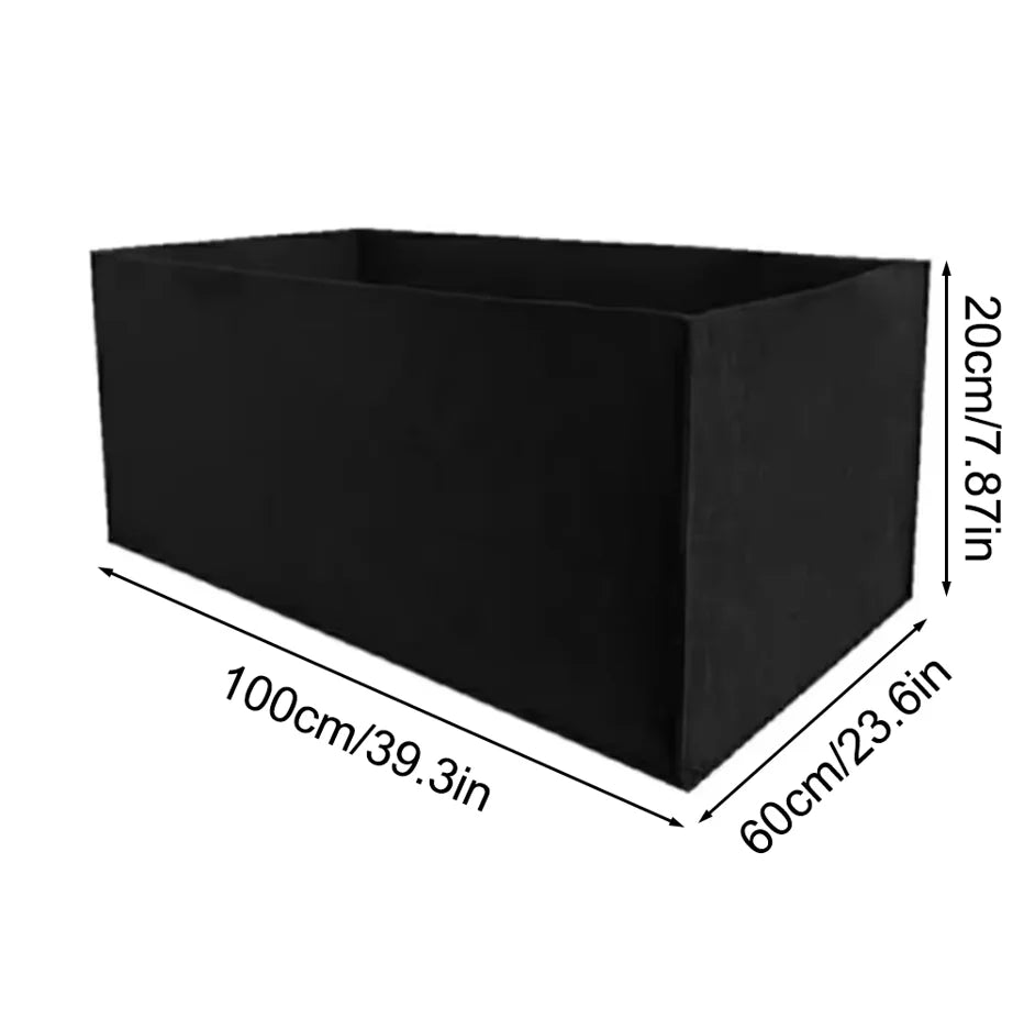 Rectangular Fabric Grow Bag with Handles, 50–100 cm