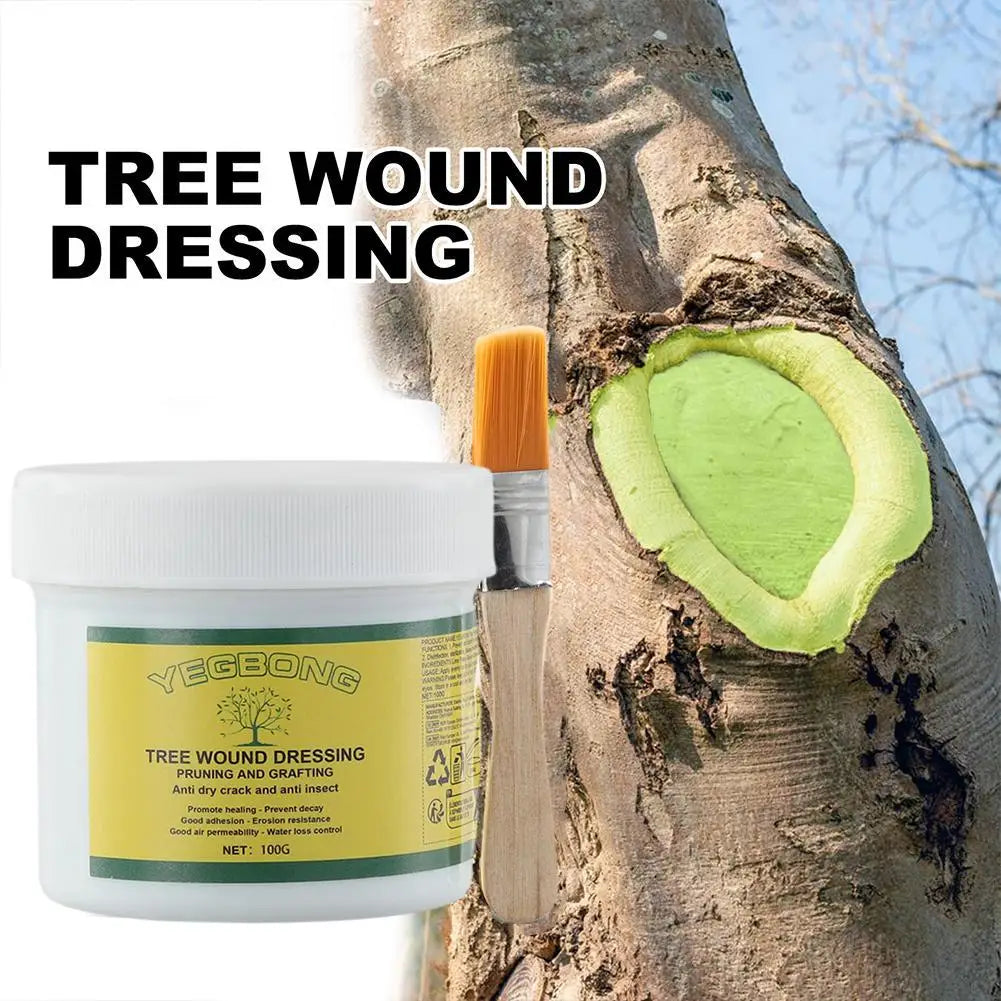 100g Tree Grafting Paste Tree Wound Paste Smear Agent Tree Pruning Sealer Plant Saw Cuts Coating Pruning Heal Wound Repair Tools