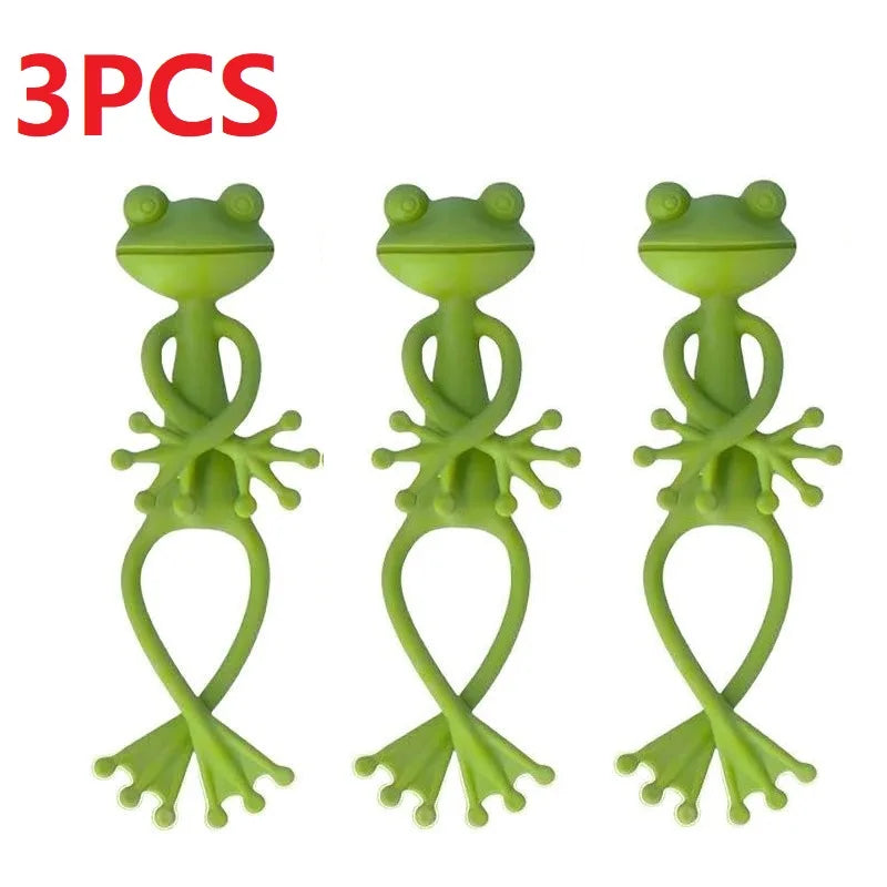 1/3/5/10PCS Frog Plant Stand Tomato Plant Support for Plants Gardening Plant Holder Plant Climbing Fixture Clips Garden Supplies
