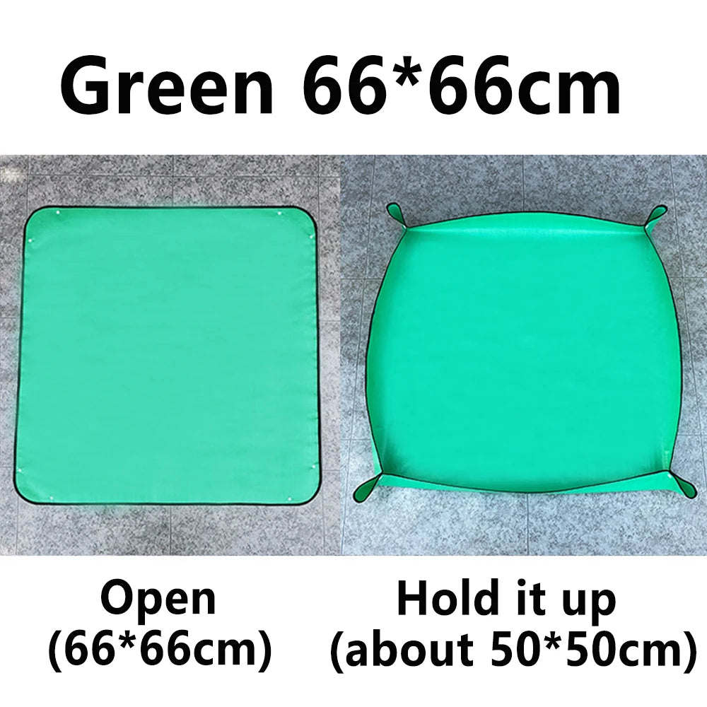 Foldable Waterproof Repotting Mat, 32–100 cm