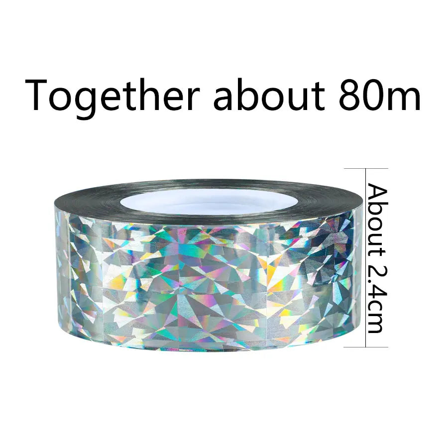 Reflective Bird Scare Tape, 2.4 or 4.8 cm Wide, 50–110 m