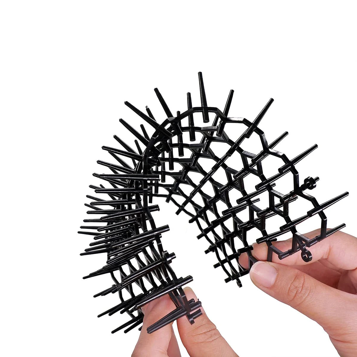12 Pack Cat Deterrent Mat Scat Mat Spikes Plants Indoor Furniture Outdoor Garden Fence Pet Repellent Barrier Cats Repeller Dog