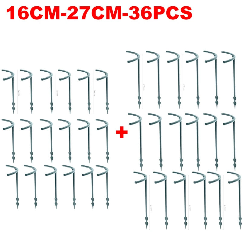T-Shaped Plastic Plant Support Brackets, 16 or 27 cm